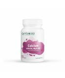 High Potency Calcium Magnesium Zinc & Vitamin D3 Supplement | 60 Softgels for Healthy Bones, Muscles & Teeth - Buy Online on GoSupps.com