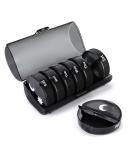 Weekly Pill Organizer - Travel Pill Box for 7 Days AM PM Twice a Day Case for Vitamins Fish Oil & Supplements - Portable Black Medication Organizer - Buy Online on GoSupps.com