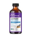 New Chapter Elderberry Syrup 24 Servings | Immune Defense for Kids & Adults | 64x Concentrated Black Elderberry with Grade A Honey | Non-GMO, Gluten Free - Buy Online on GoSupps.com