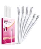 Dermaplane Razor for Women Face, (6 Count) Professional Dermaplaning Tool for Peach Fuzz, Facial and Eyebrow Hair Removal, Gentle Skin Exfoliation Blade 6pcs - Buy Online on GoSupps.com