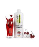 ASVITA Fresh Mix Beverage Concentrate - Sugar-Free Syrup in 26 Flavors (Sour Cherry) - 1 Liter Bottle | International Shipping Available - Buy Online on GoSupps.com