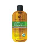 Being Naturals Organic Hair & Body Oil - Stretch Marks Dark Spots & Acne Scars Treatment with 9 Essential Oils - Firm & Tone Skin Moisturizer - 4 fl oz - Buy Online on GoSupps.com