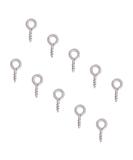 UNICRAFTALE 300pcs Stainless Steel Screw Eye Pegs 8x4mm for Jewelry Making - Small Clasps Hooks and Pins for Half Drilled Beads - 1mm Pin, 2mm Hole - Buy Online on GoSupps.com