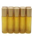 PXYELEC 10ML Essential Oil Roller Bottles - 10 Pack for Aromatherapy Perfumes & Lip Balm - Yellow Sample Bottles - Buy Online on GoSupps.com