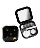 Jagowa Contact Lens Cases Travel Contact Lens Soaking Storage Case with Mirror Starry Shinny Portable Glasses Holder - Buy Online on GoSupps.com