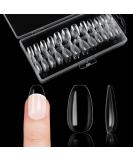 Buy Short Gel Nail Tips - 120 Clear Soft Gel Extensions 12 Sizes Perfect for Acrylic Nails - International Shipping Available - Buy Online on GoSupps.com