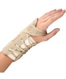 OTC Wrist Brace for Postoperative Care - Soft-Fit Lace Closure Splint for Left Hand - Small Size - Buy Online on GoSupps.com