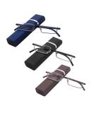 Kokobin 3-Piece Reading Glasses Set - Ultra-Light TR90 & Metal Semi-Frame - +1.5 Dioptria Reading Aid for Men & Women - Includes Glasses Case - Buy Online on GoSupps.com