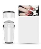 Silicone Nail Art Stamper Clear Jelly Kit - Stamping Tools for DIY French Tip Nails - Buy Online on GoSupps.com