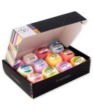 Chic Luxury Bath Bomb Set - 12 Scented Fizzy Spa Balls for Relaxation & Energy | Moisturizing Shea Butter | Pretty Pastel Variety Pack - Buy Online on GoSupps.com