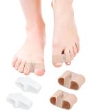 BLATOWN Toe Separators Bunion Corrector - 2 Pair Set for Men and Women - Hammer Toe Straightener with Elasticity and Soft Gel Material - Buy Online on GoSupps.com