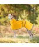 Waterproof Greyhound & Whippet Rain Coat for Medium & Large Dogs - Lightweight Summer & Winter Gear in Yellow - Buy Online on GoSupps.com