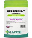 Lindens Oil of Peppermint 100 Capsules - Relief for Indigestion, Gas, and IBS - Buy Online on GoSupps.com