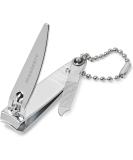 Manicare Small Nail clipper With File And Chain Quality Stainless Steel For Precisie Trimming Of Fingernails Perfect For Handbag Or Travel For Manicures And Pedicures 5cm Long 2mm Cut Width Nail Clipper with chain - Buy Online on GoSupps.com