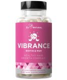 Vibrance Hair Growth Vitamins for Women  Grow Hair Faster Healthier and Stronger with Potent MultiBlend of Biotin & OptiMSM  Supports Thicker Shinier Hair & Regrowth  60 Vegetarian Soft Capsules - Buy Online on GoSupps.com