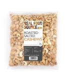 RealFoodSource Roasted & Salted Cashews 2kg - Buy Online on GoSupps.com