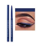 Shop Dark Blue Retractable Eyeliner Pencil - Creamy Pigmented & Smudge-Proof | A-Dark Blue Shine - Buy Online on GoSupps.com