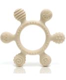 Caja Beißring Baby - Baby Toys - Dental Aid - Bite Ring - Rudder Animal motif made of silicone BPA -free - teething and Greipling Theeting for babies - biting toys (silicone complexion) - Buy Online on GoSupps.com