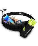Returning belt for cell phone belt pocket hip pocket with bottle bottle bracket sport pollutar iphone 13 Pro 12 11 Pro Max 8 XS XR Galaxy A31 S9 Huawei Xiaomi hip pocket jogging cell phone bag 6.8 "Black/black - Buy Online on GoSupps.com