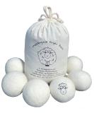 Ukiyo 6 XXL Dryer Balls | 100% New Zealand Sheeps Wool | Mulesing-Free Natural Fabric Softener - Buy Online on GoSupps.com