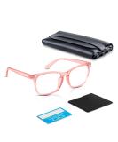 COOLOO Blue Light Blocking Gaming Glasses - Anti Glare, Headache Relief, Lightweight Fashion 06-pink - Buy Online on GoSupps.com