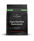 Protein Works - Vegan Diet Meal Replacement Shake | Nutritionally Complete 250 Calorie Meal | Vegan Meal Shake | Plant Based Meal | 14 Servings | Strawberries 'n' Cream | 1kg Strawberries 'n' Cream 1kg (14 meals) - Buy Online on GoSupps.com