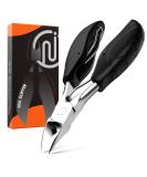 Professional Precision Nail Scissors for Thick Fingernails & Toenails | Stainless Steel Nail Clippers with Soft Handle - Buy Online on GoSupps.com