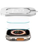 2 Pack Tempered Glass Screen Protector with Auto-alignment Installation Tool kit Compatible with Apple Watch Ultra 49mm Easy Installation Anti-Scratch Bubble-Free HD Clear Tempered Glass Film with Installation Tool for iWatch Ultra 2Pack Screen Protector  - Buy Online on GoSupps.com