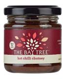 The Bay Tree Hot Chilli Chutney 100g - Spicy Chili Pepper Condiment (Pack of 1) - Buy Online on GoSupps.com