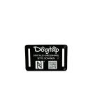 DOGTAP Light Small - Intelligent NFC Dog Tag (50x30mm) | Black | Track Your Pet Internationally - Buy Online on GoSupps.com