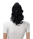 CAISHA 2 in 1 Hair Part Extensions - 30cm & 40cm Wavy Black with Butterfly Bracket - Voluminous Braid & Horse-Wearing Style - Buy Online on GoSupps.com