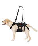 Oneigris dog dishes invictus support dishes lifting dishes for medium -sized large dogs safety dishes with 3 handles removable adjustable adjustable shoulder straps and rear leg belts L black - Buy Online on GoSupps.com