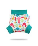 Petit Lulu Pull Up Cloth Nappy Wrap | Size XL | Washable Diaper Wrap | Reusable Cloth Nappies | Made in Europe (Lagoon) - Buy Online on GoSupps.com
