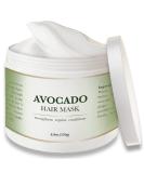 Sale! Avocado Hair Mask with Coconut Oil, Shea Butter & Argan Oil - Deep Conditioning Treatment for Silky, Smooth Hair - Buy Online on GoSupps.com