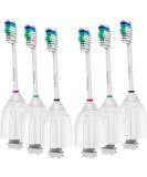 6 Pack Replacement Toothbrush Heads for Philips Sonicare Electric Toothbrush - Compatible with E Series Essence Xtreme Elite Advance and CleanCare Handles - Buy Online on GoSupps.com