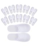 Spa Flip Flops Disposable Slippers for Hotel Guests Women Men Closed Toe Super Comfort White-24 Pair - Buy Online on GoSupps.com