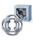 McGmitt BPA-Free Silicone Baby Ball Bite Ring - Soft Gripping Toy for Babies 6 Months & Up - Flexible Motorik Ball in Gray - Buy Online on GoSupps.com
