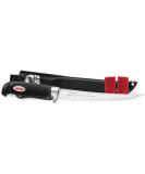Rapala 4 Soft Grip Fillet Knife & Single Stage Sharpener with Sheath - Perfect for Fishing & Outdoor Adventures - International Shipping Available - Buy Online on GoSupps.com