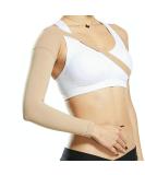 Lymphedema Armsleeve 20-30 mmHg Firm Compression Sand Medium - Manage Edema Swelling Post Mastectomy - Comfortable Fabric - Size Small - Buy Online on GoSupps.com