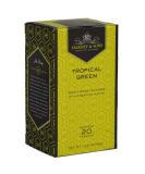 HARNEY & SONS Tropical Green Tea - 20 Tea Bags | Refreshing and Exotic Blend - Buy Online on GoSupps.com
