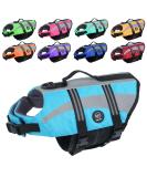 Emust Dog Swimming Vest - Reflective Life Jacket for Small Dogs | Durable Water Safety Vest with Rescue Handle - Ideal for Swimming & Boating - Blue Size S - Buy Online on GoSupps.com