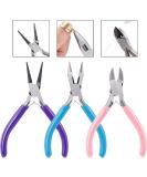 SONGIN Jewelry Pliers Set - 3 Pack Needle Nose, Round Nose, Wire Cutters - for Jewelry Making, Repair, Wire Wrapping, Beading - Buy Online on GoSupps.com