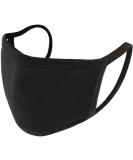 LOFBAZ Cotton Cloth Face Mask with Filter Pocket - Washable Reusable Black - Pack of 10 for Adults - Medium Size | International Shipping Available - Buy Online on GoSupps.com
