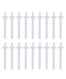 Juhonnz Nose Wax Chopsticks - 50 PC Plastic Nasal Hair Removal Sticks for Easy Cleaning - Buy Online on GoSupps.com