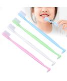 ZJchao Toothbrush Set - 4pcs Double Ended Interspace Brushes for Braces & Detail Cleaning - Soft Manual Toothbrush for Teeth Care - Buy Online on GoSupps.com