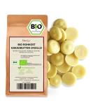Kamelur 1kg Organic Cold Pressed Cocoa Butter - Food Quality Raw Additive-Free - Premium Criollo Cocoa for Chocolate Making - Buy Online on GoSupps.com