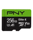 PNY 256GB Elite-X Class 10 U3 V30 microSDXC Flash Memory Card - 100MB/s | 4K UHD, Full HD, A1, UHS-I | 256GB Flash Card - Buy Online on GoSupps.com