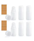 Qingmeng 50ml Empty Roll-On Bottles - 6 Pack Aromatherapy & Fragrance Oil Dispensers | Ideal for Perfumes Sunscreens & Moisturizing Creams - Buy Online on GoSupps.com