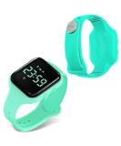 Huyvmay children fitness watch pedometer clock without app and cell phone 1 hour charge for 20 days of use waterproof digital watch children young girls student wristwatch with timer 3 alarm clock square clock-hellgr n - Buy Online on GoSupps.com