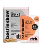 Itch Cat Multivitamin Powder Supplement Best In Show Jumbo Pack (120g) - 100% Natural Ingredients Targeting the Top 10 Wellness Areas for All Cat Breeds - tin and Refill Tin & Single Refill Pouch - Buy Online on GoSupps.com